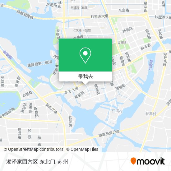 淞泽家园六区-东北门地图