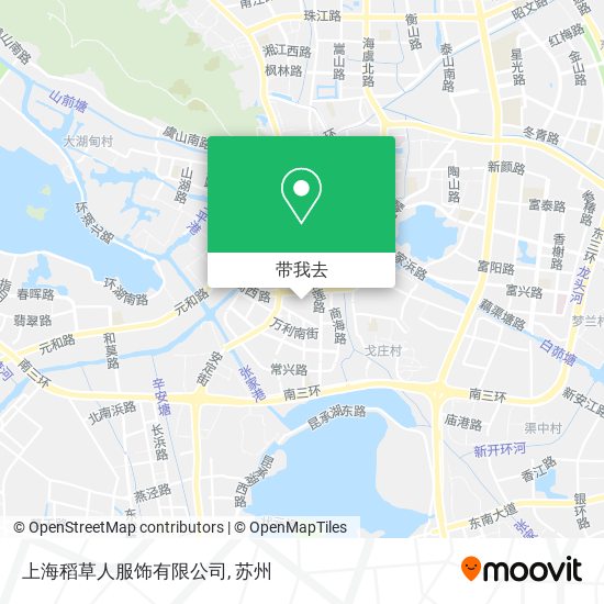 上海稻草人服饰有限公司地图