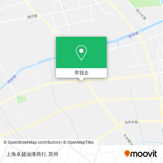 上海卓越油漆商行地图