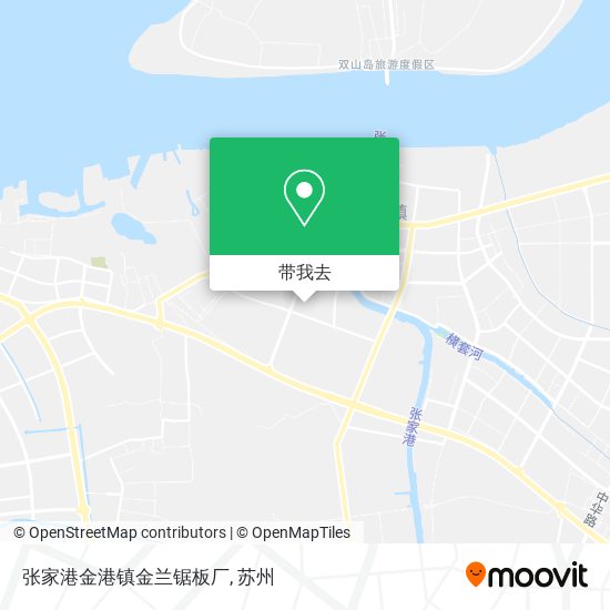 张家港金港镇金兰锯板厂地图