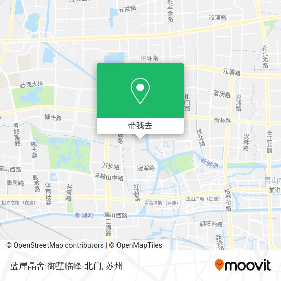 蓝岸晶舍·御墅临峰-北门地图
