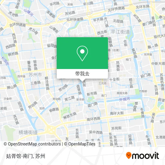 姑胥馆-南门地图