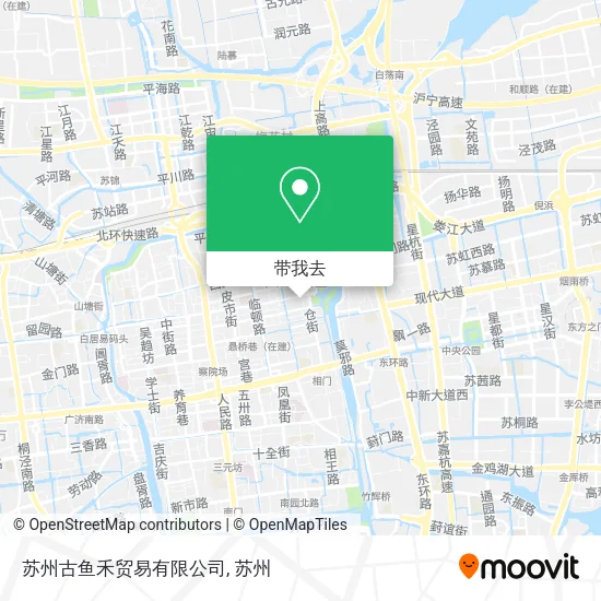 苏州古鱼禾贸易有限公司地图