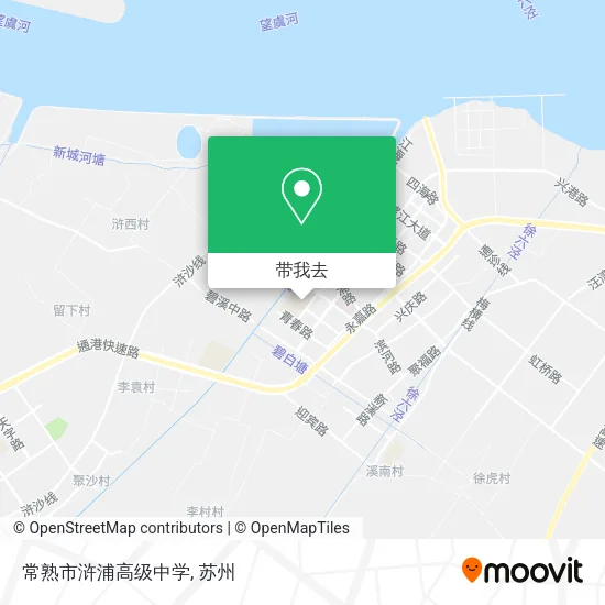 常熟市浒浦高级中学地图