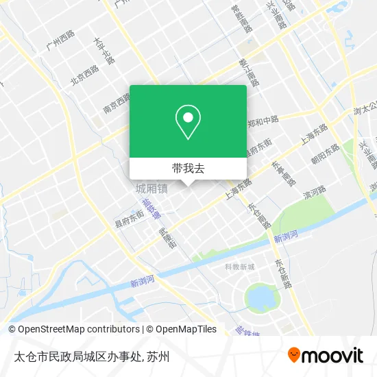 太仓市民政局城区办事处地图