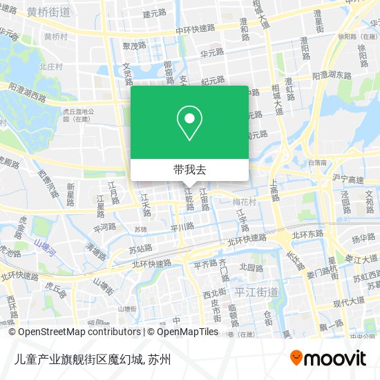 儿童产业旗舰街区魔幻城地图