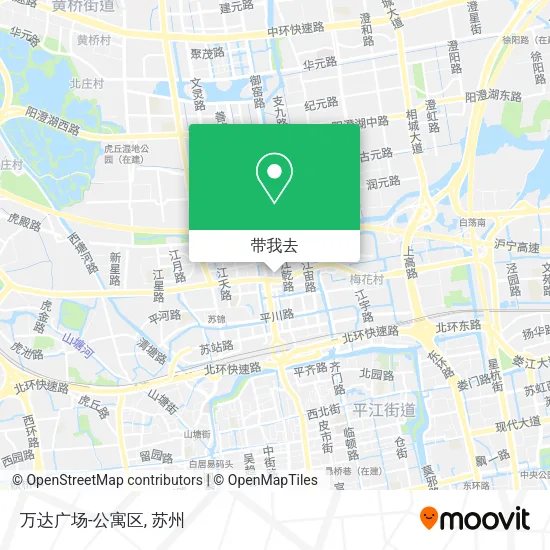 万达广场-公寓区地图