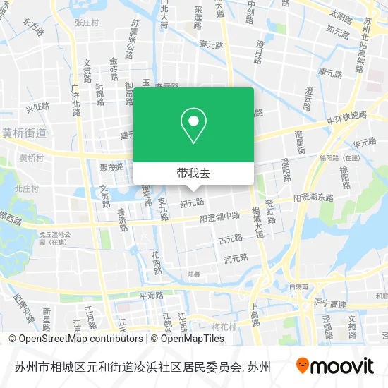 苏州市相城区元和街道凌浜社区居民委员会地图