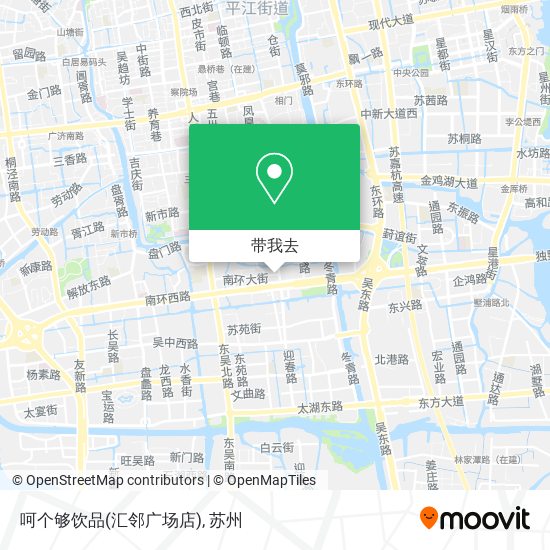 呵个够饮品(汇邻广场店)地图