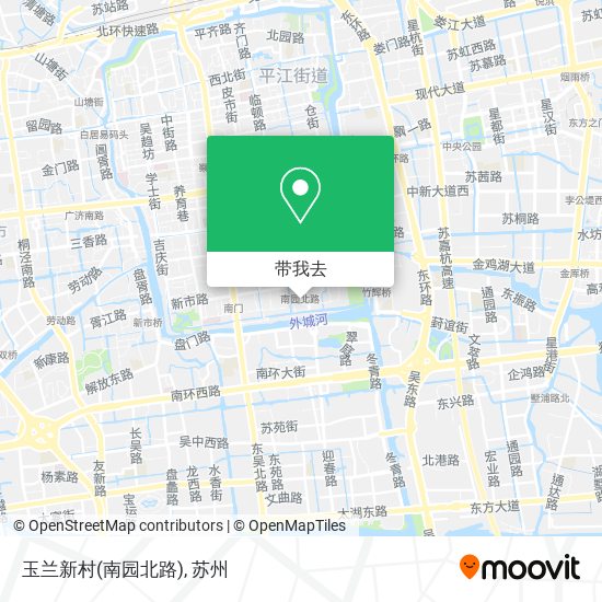 玉兰新村(南园北路)地图