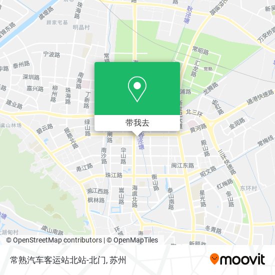 常熟汽车客运站北站-北门地图