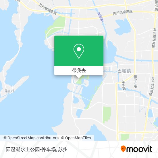 阳澄湖水上公园-停车场地图