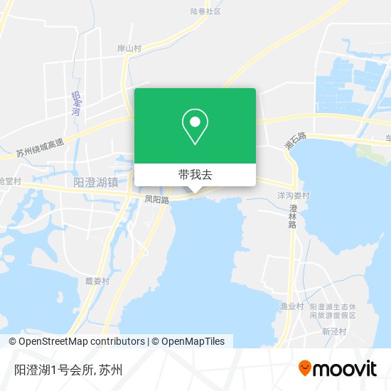 阳澄湖1号会所地图