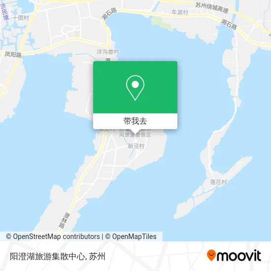 阳澄湖旅游集散中心地图