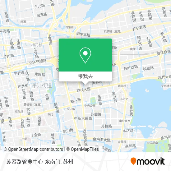 苏慕路管养中心-东南门地图