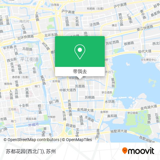 苏都花园(西北门)地图