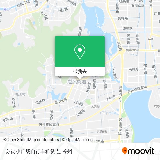 苏街小广场自行车租赁点地图