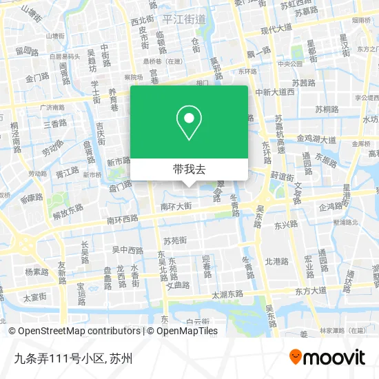 九条弄111号小区地图