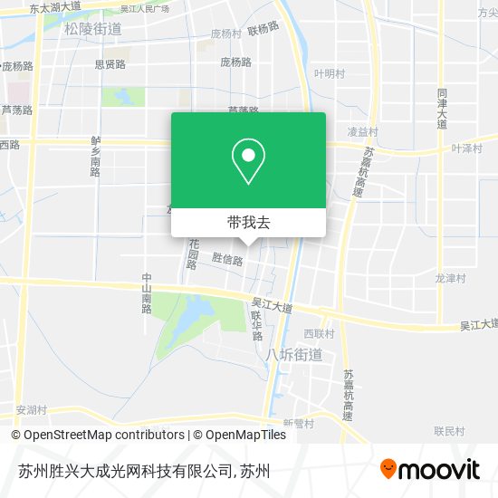 苏州胜兴大成光网科技有限公司地图