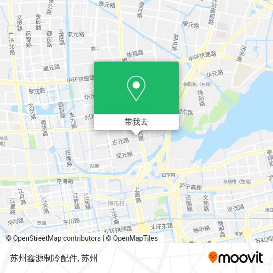 苏州鑫源制冷配件地图