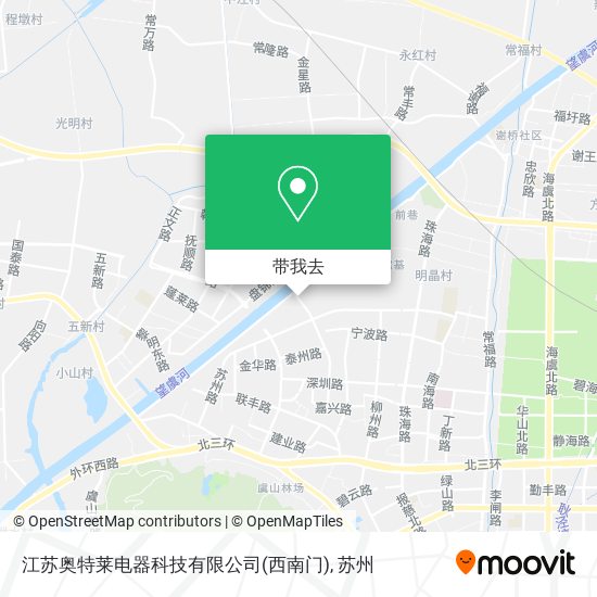 江苏奥特莱电器科技有限公司(西南门)地图
