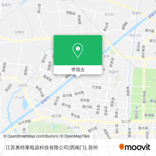 江苏奥特莱电器科技有限公司(西南门)地图
