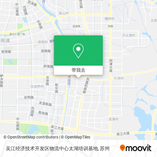 吴江经济技术开发区物流中心太湖培训基地地图