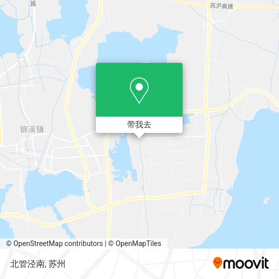 北管泾南地图