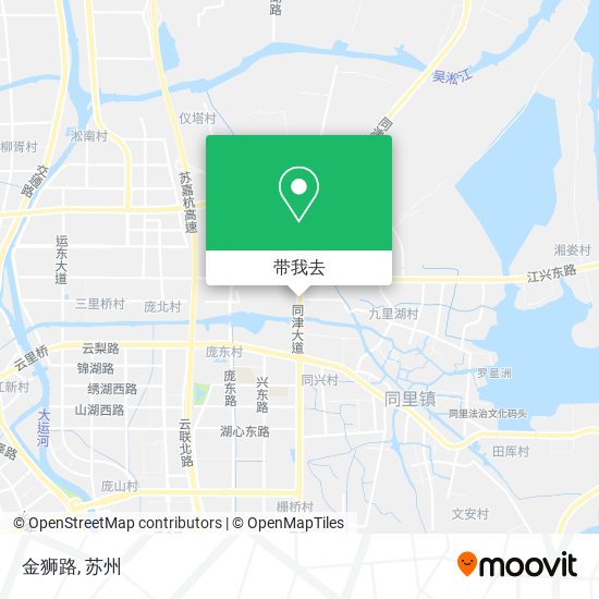金狮路地图