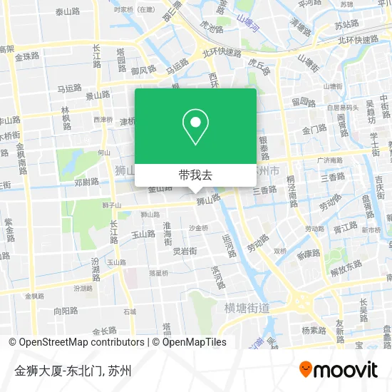 金狮大厦-东北门地图