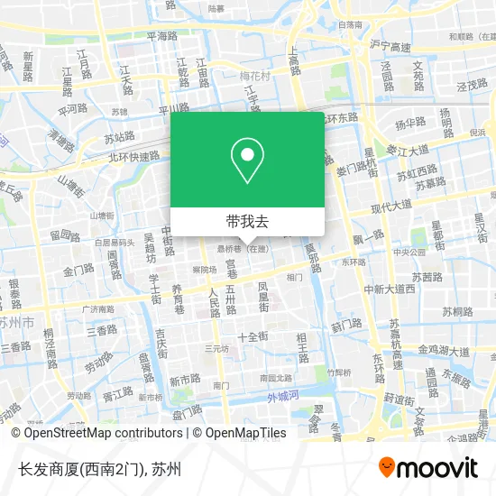 长发商厦(西南2门)地图