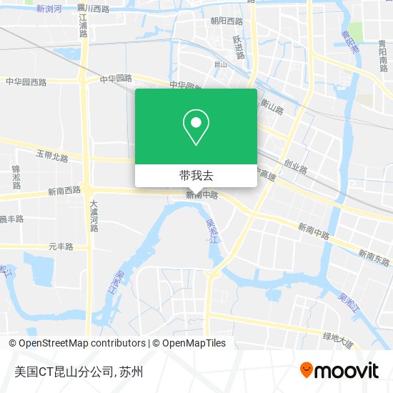 美国CT昆山分公司地图