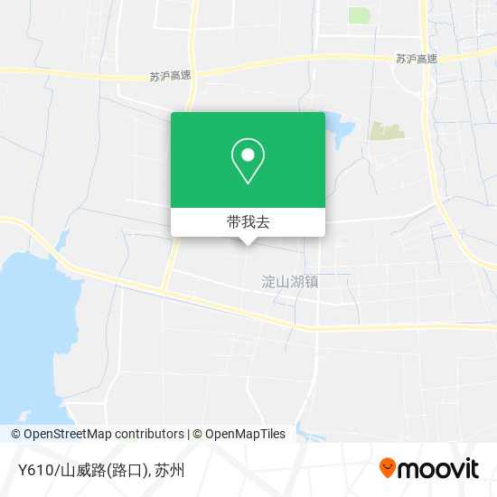 Y610/山威路(路口)地图
