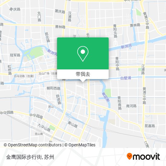 金鹰国际步行街地图