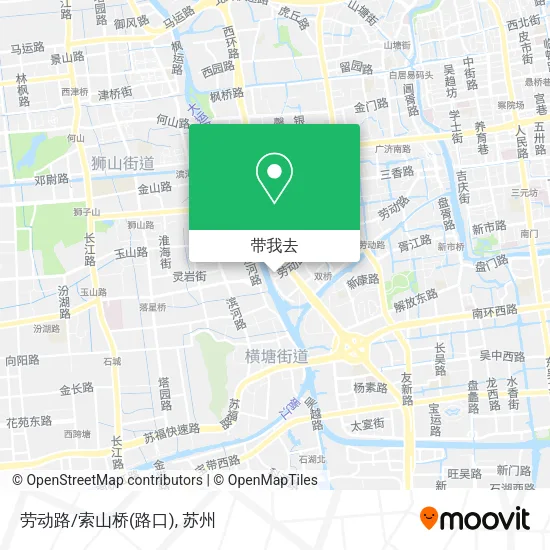 劳动路/索山桥(路口)地图