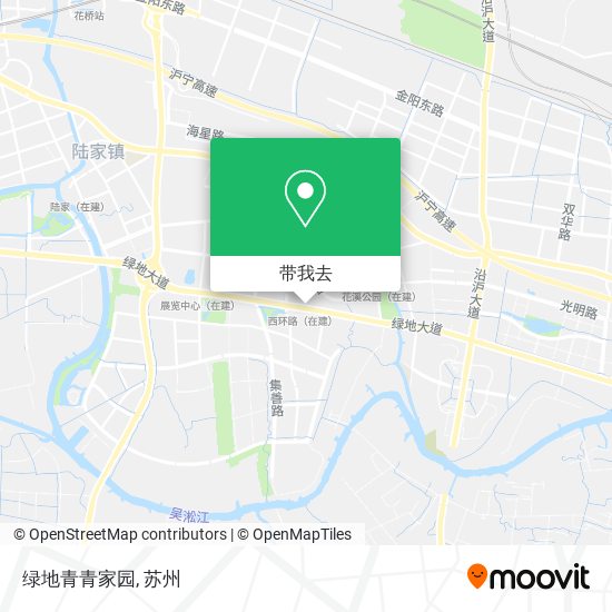 绿地青青家园地图