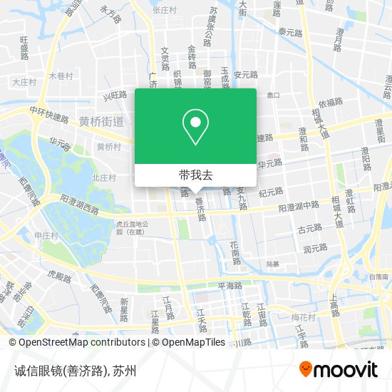 诚信眼镜(善济路)地图