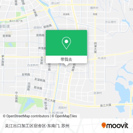 吴江出口加工区宿舍区-东南门地图
