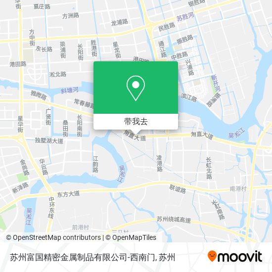 苏州富国精密金属制品有限公司-西南门地图