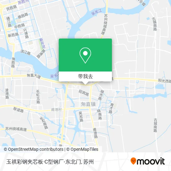 玉祺彩钢夹芯板·C型钢厂-东北门地图