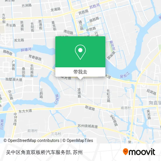 吴中区角直双板桥汽车服务部地图