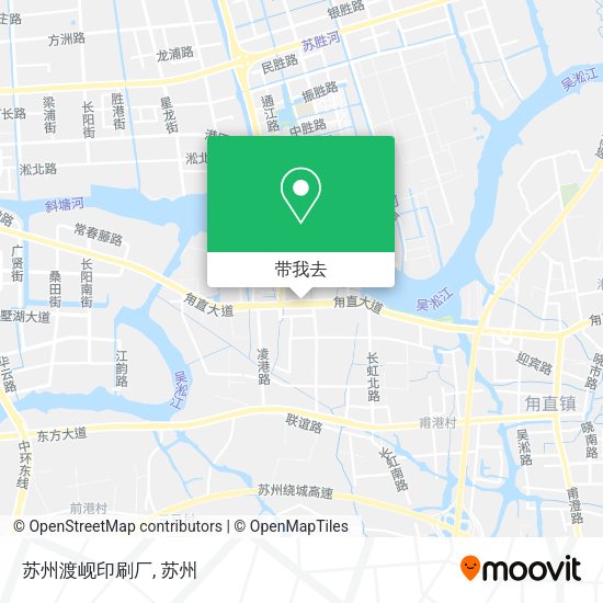 苏州渡岘印刷厂地图