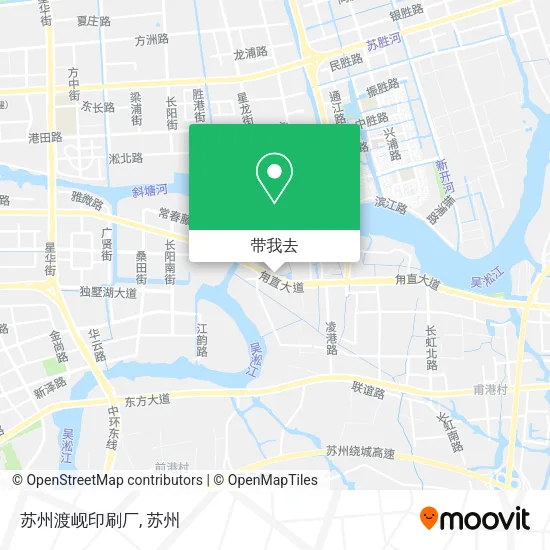 苏州渡岘印刷厂地图