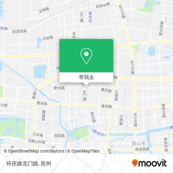 环庆路北门路地图