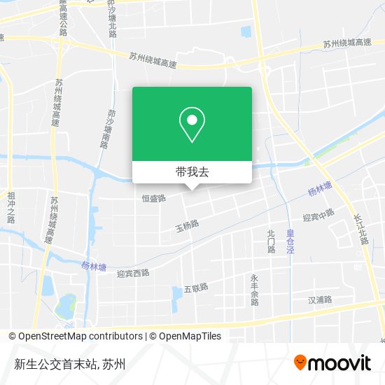 新生公交首末站地图