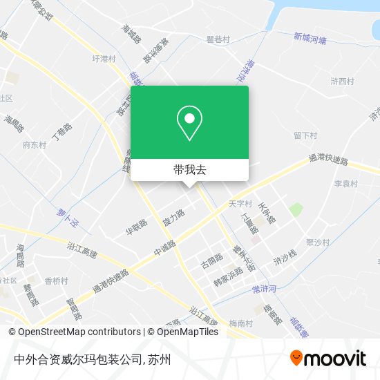 中外合资威尔玛包装公司地图