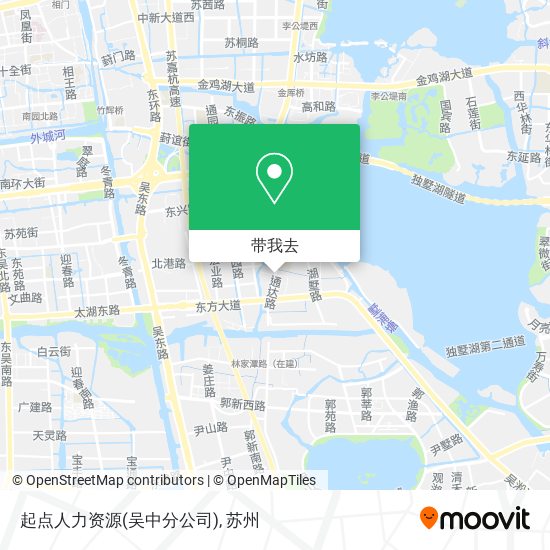起点人力资源(吴中分公司)地图