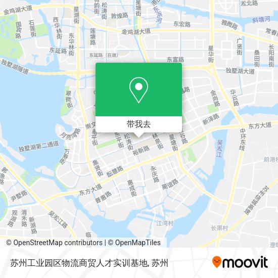 苏州工业园区物流商贸人才实训基地地图