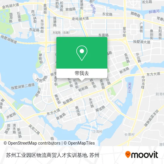 苏州工业园区物流商贸人才实训基地地图