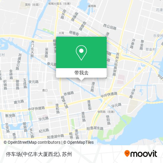 停车场(中亿丰大厦西北)地图